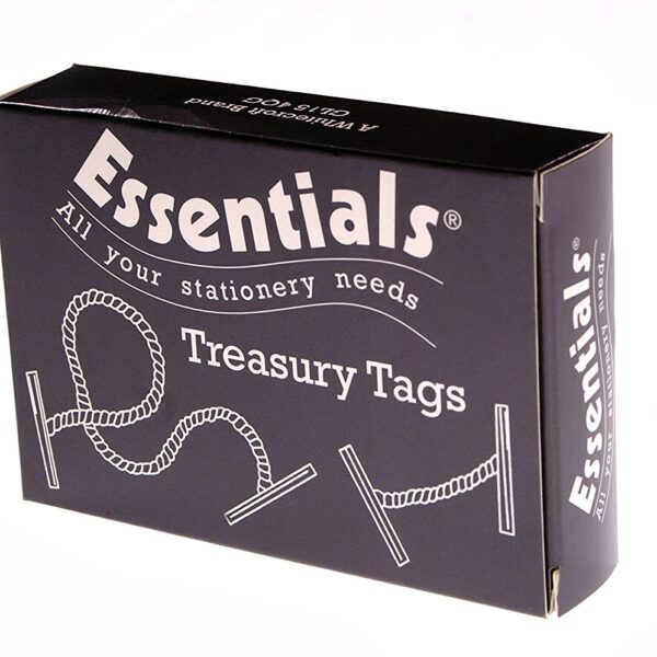 ValueX Treasury Tag Plastic 25mm (Pack 100) - 27091/10