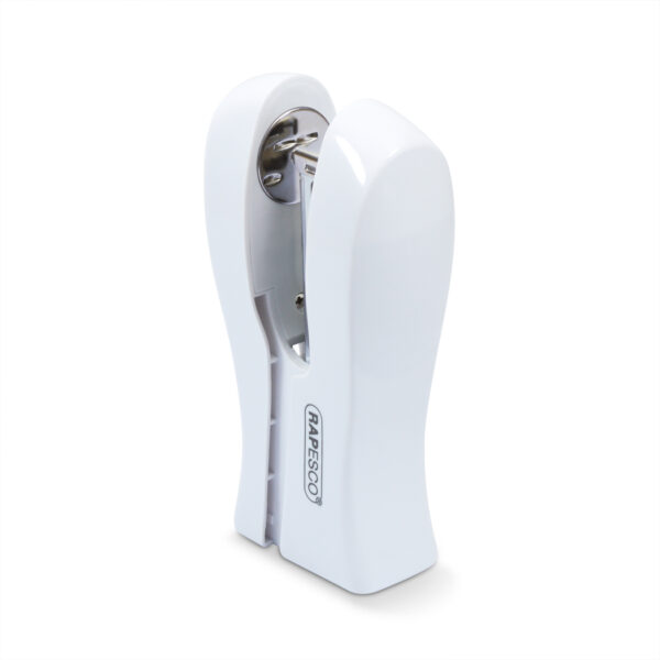 Rapesco Stand Up Space Saving Stapler Plastic 20 Sheet White - 1319