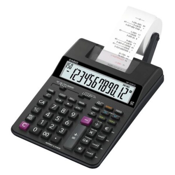 Casio HR-150RCE 12 Digit Printing Calculator Black HR-150RCE-WA-EC