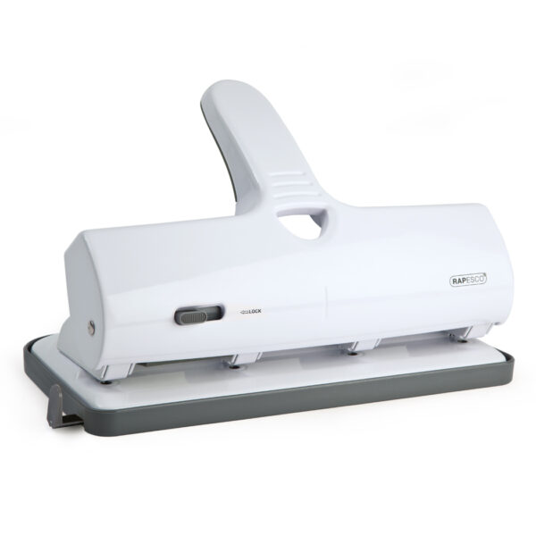 Rapesco ALU 40 4 Hole Punch Heavy Duty Metal 40 Sheet White - 1324