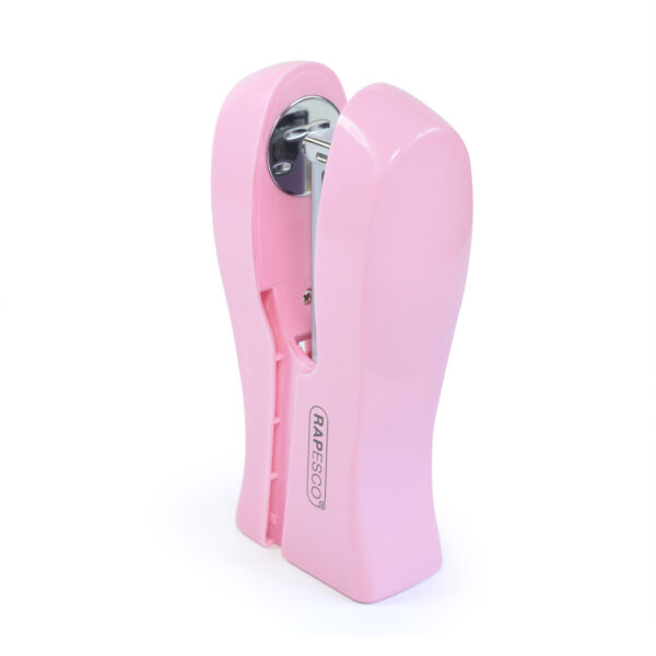 Rapesco Stand Up Space Saving Stapler Plastic 20 Sheet Candy Pink - 1378