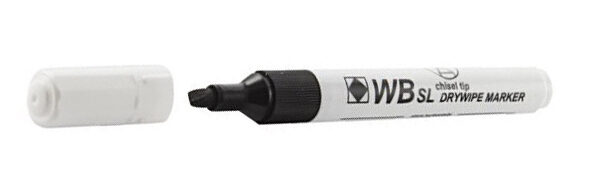 ValueX Whiteboard Marker Chisel Tip 2-5mm Line Black (Pack 10) - 872001