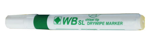 ValueX Whiteboard Marker Chisel Tip 2-5mm Line Green (Pack 10) - 872004