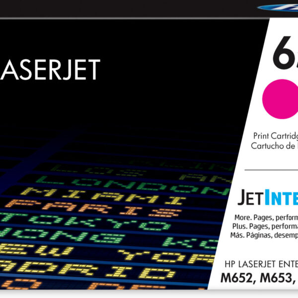 HP 655A Magenta Standard Capacity Toner 10.5K pages for HP Color LaserJet Enterprise M652/M653/MFP M681/MFP M682 - CF453A
