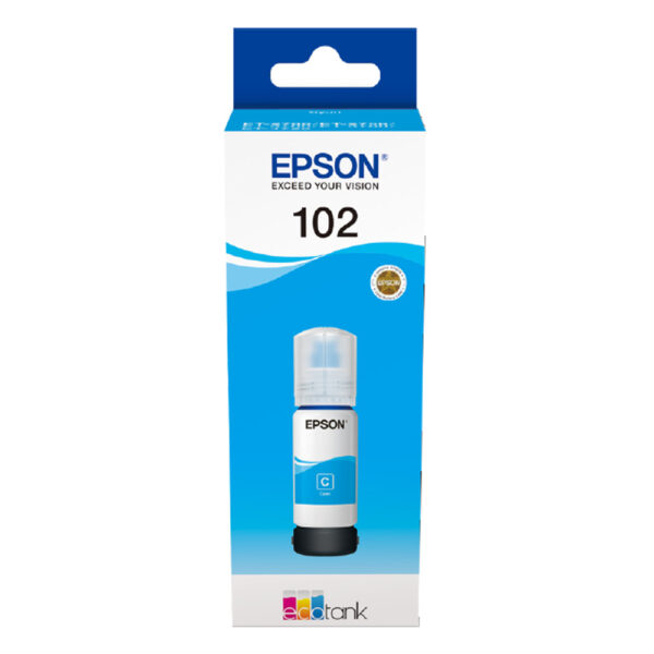 Epson 102 Cyan Ink Cartridge 70ml - C13T03R240