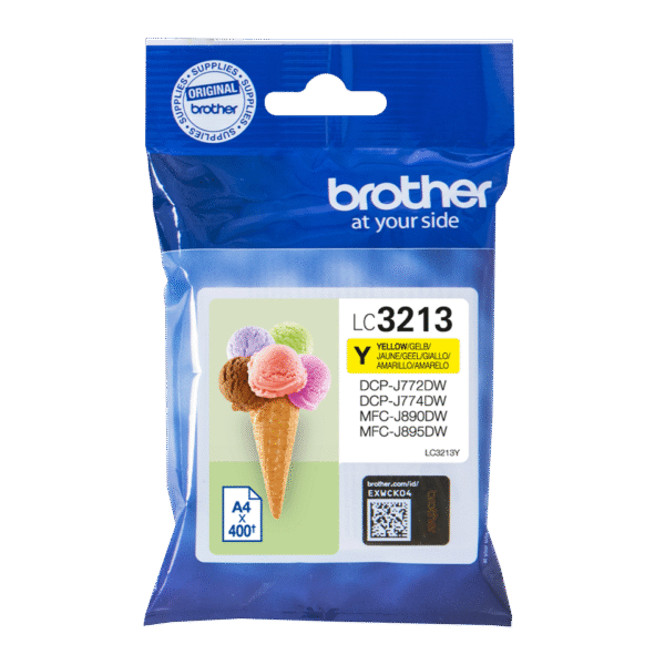 Brother Yellow Ink Cartridge 10ml - LC3213Y