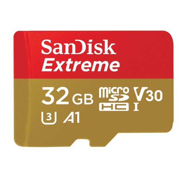 Sandisk Extreme microSDHC 32GB Memory Card and Adapter