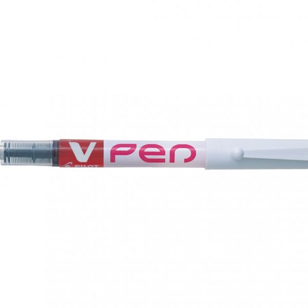 Pilot V-Pen Erasable Disposable Fountain Pen Pink (Pack 12) - 631101209