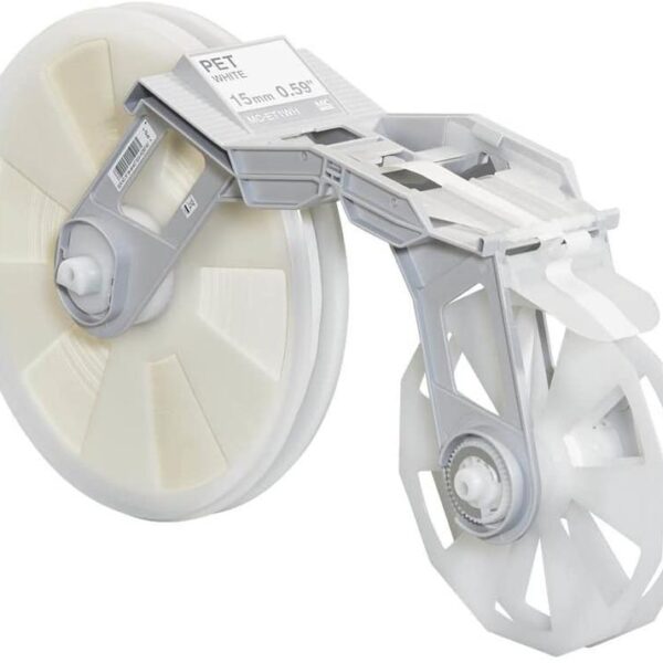 Brother White PET Tape 15mm - MCET1WH