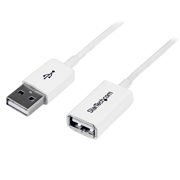 StarTech.com 1m White USB 2.0 Extension Cable