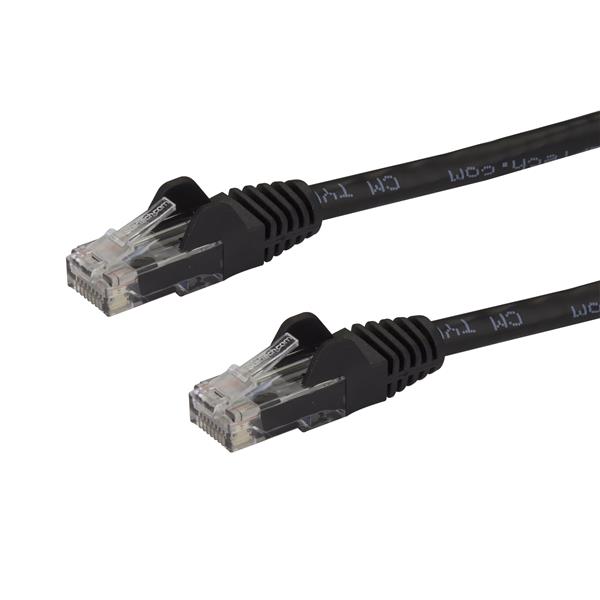 StarTech.com 5m Black GB Snagless RJ45 UTP Cat6 Patch