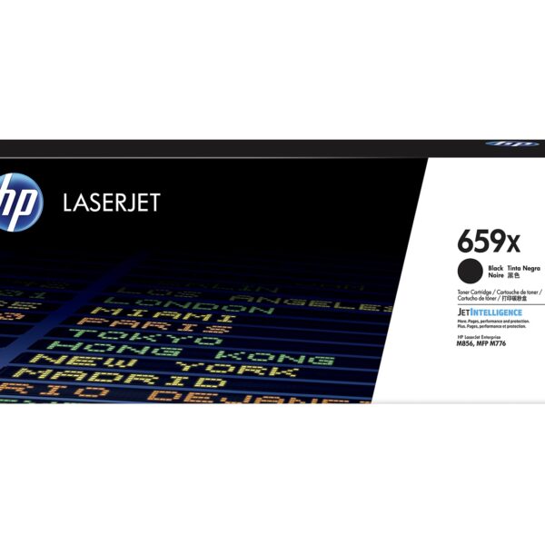 HP 659X Black High Yield Toner 34K pages for HP LaserJet Enterprise MFP M776 / M856 - W2010X