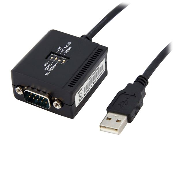 StarTech.com 6ft Professional RS422/485 USB Serial Cable Adapter with COM Retention