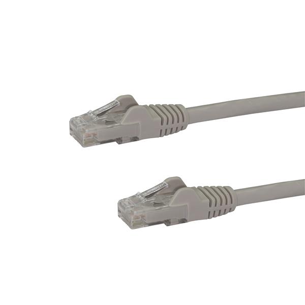 StarTech.com 0.5m Grey Cat6 Snagless RJ45 Patch Cable