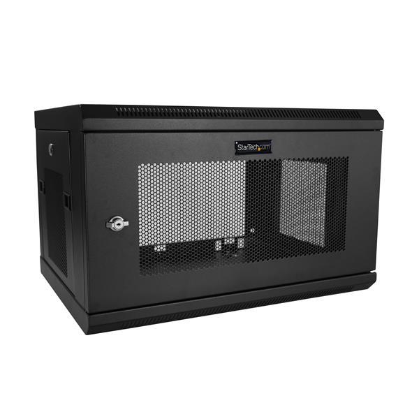 StarTech.com 6U Wall Mount Rack Cabinet 16.9in Deep