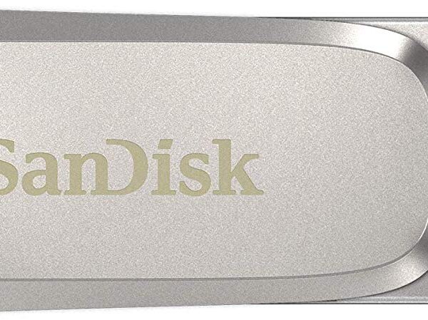 SanDisk Ultra Dual Drive Luxe 256GB USB A USB C Stainless Steel Flash Drive