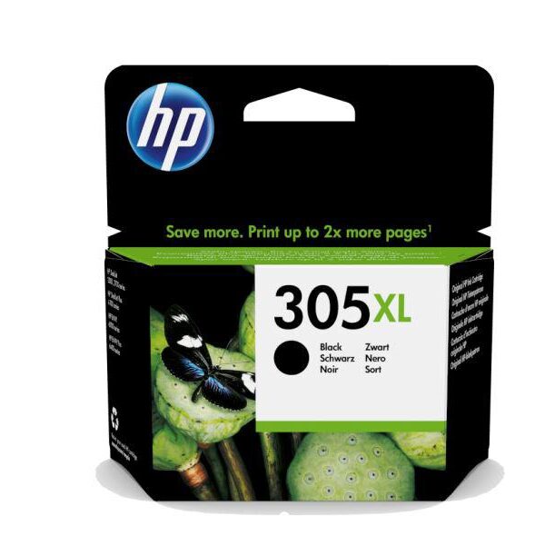 HP 305XL Black High Capacity Ink Cartridge - 3YM62AE