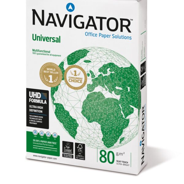 Navigator Universal Paper A4 80gsm White (Box 10 Reams)