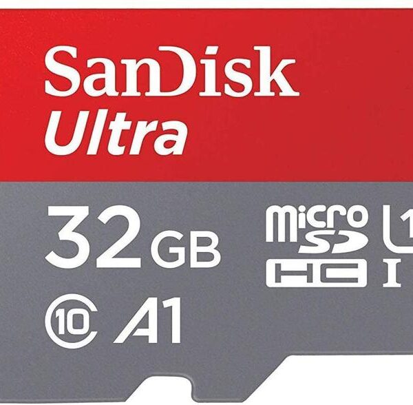 SanDisk Ultra Class 10 100MBs MicroSDXC Memory Card and Adapter