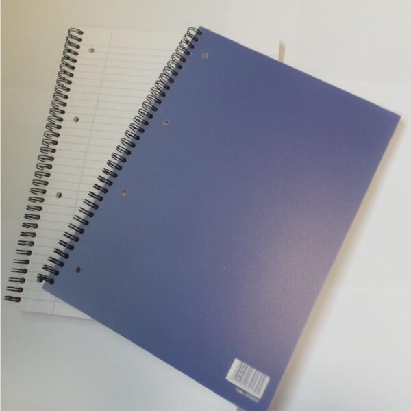 ValueX A4 Plus Wirebound Polypropylene Notebook 160 Pages Blue (Pack 10)