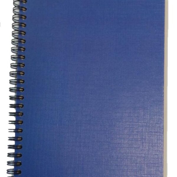 ValueX A5 Wirebound Hard Cover Notebook Ruled 160 Pages Blue (Pack 5)
