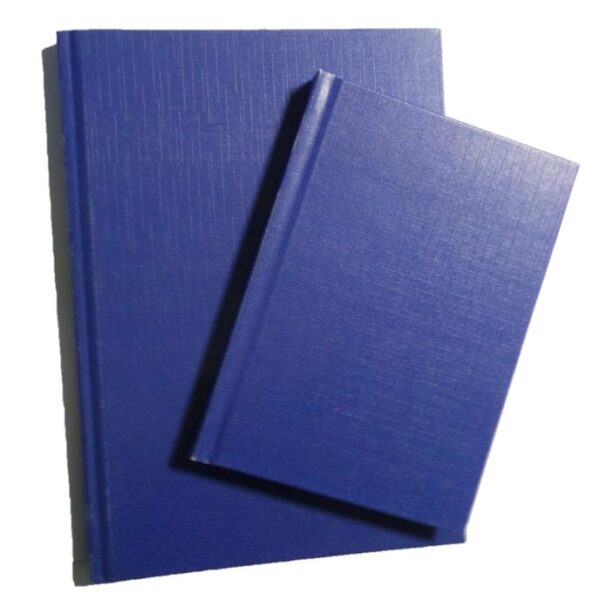 ValueX A6 Casebound Hard Cover Notebook Ruled 192 Pages Blue