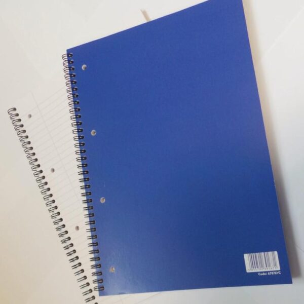 ValueX A4 Wirebound Laminated Card Cover Notebook Ruled 100 Pages (Pack 5)