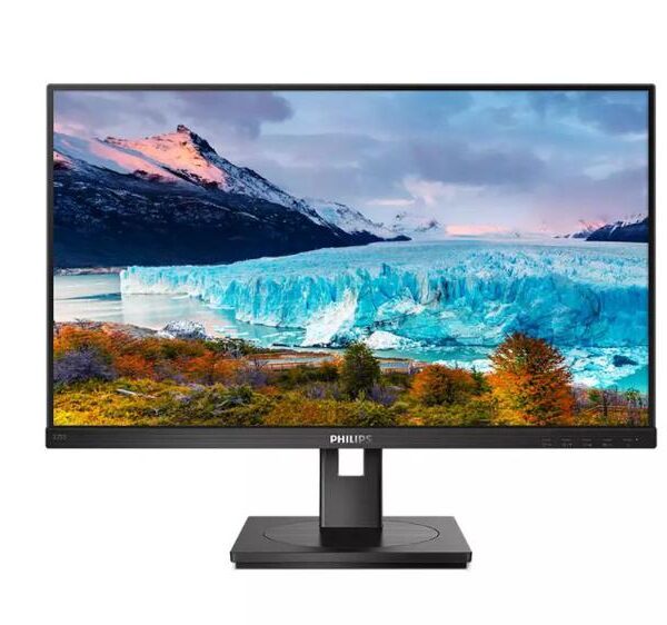 Philips S Line 275S1AE 27 Inch 2560 x 1440 Pixels 2K Quad HD Resolution 75Hz Refresh Rate IPS Panel HDMI DisplayPort LED Monitor