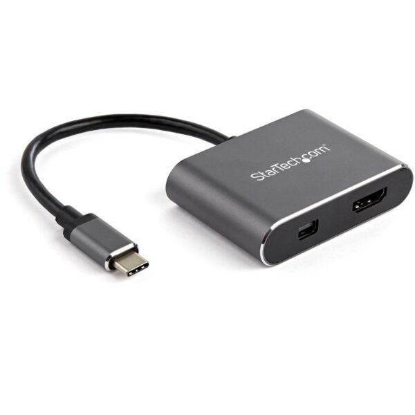 StarTech.com USB C Multiport Video Adapter HDMI MDP