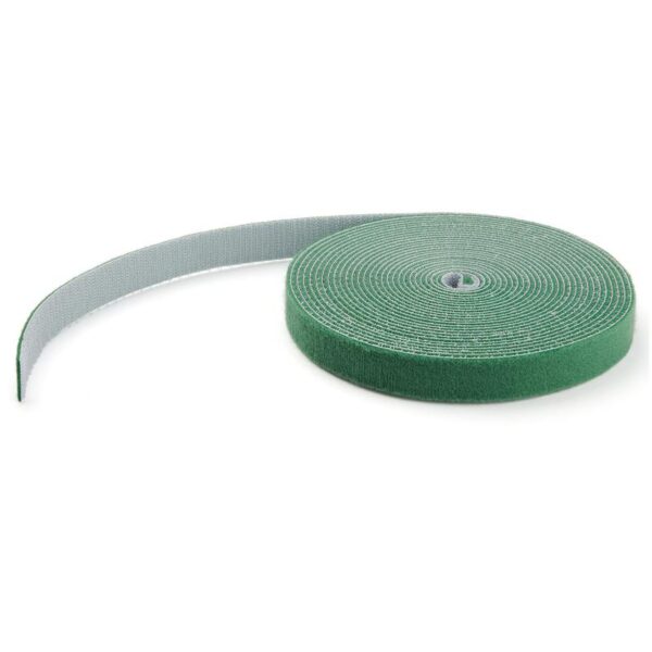 StarTech.com 25ft Green Hook and Loop Cable Roll