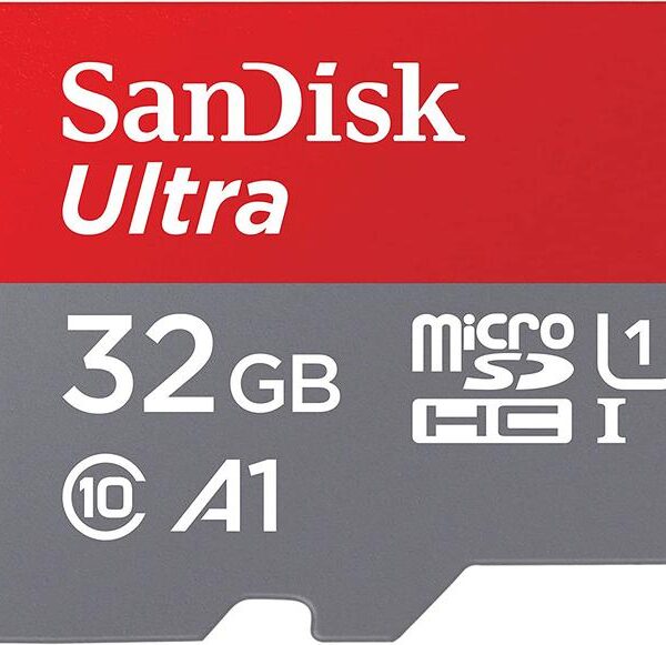SanDisk 32GB Ultra A1 120MBs MicroSDXC and Adapter