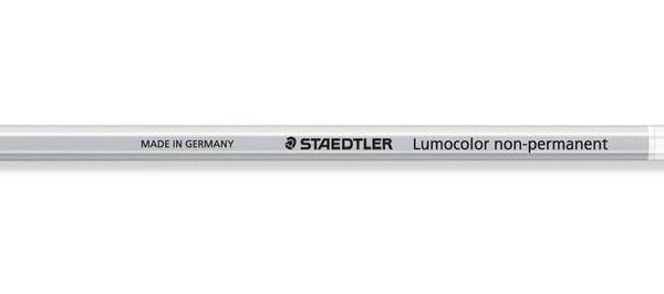 Staedtler Lumocolor Non-Permanent Omnichrom Pencil White (Pack 12) 108-0