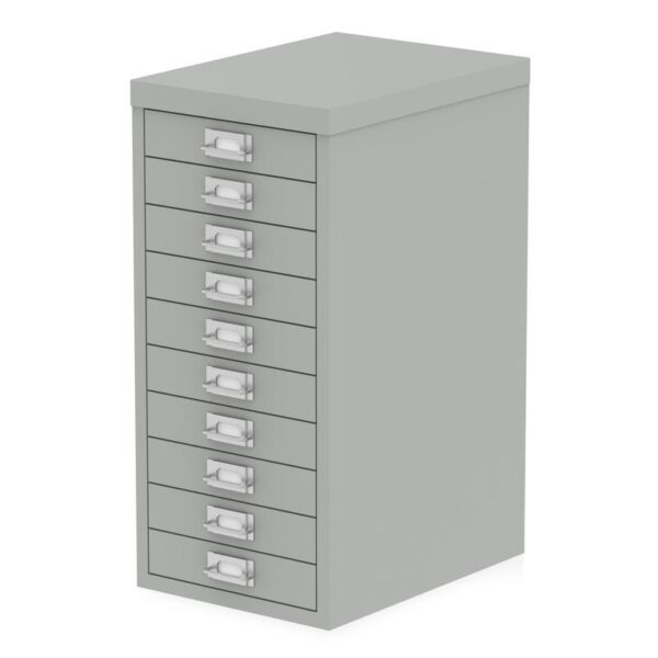 Qube by Bisley Multidrawer Unit 29/10 NL Goose Grey BS0013