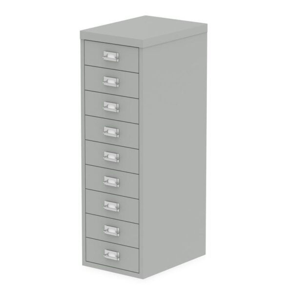 Qube by Bisley Multidrawer Unit 39/9 NL Goose Grey BS0012