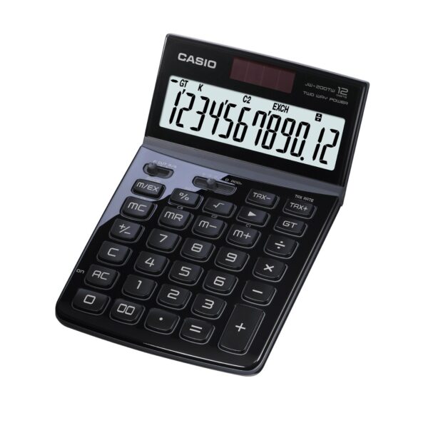 Casio JW-200SC 8 Digit Desk Calculator Black JW-200SC-BK-WK-UP