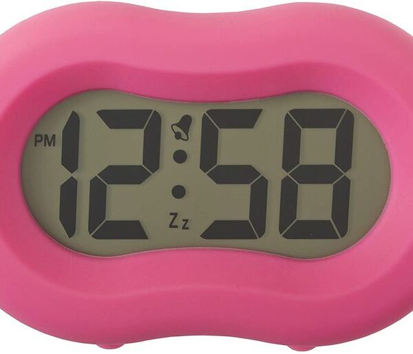 Acctim Vierra Alarm Clock Hot Pink 15110