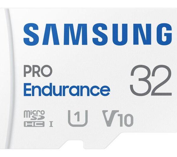 Samsung PRO Endurance 32GB Class 10 MicroSDHC Memory Card and Adapter