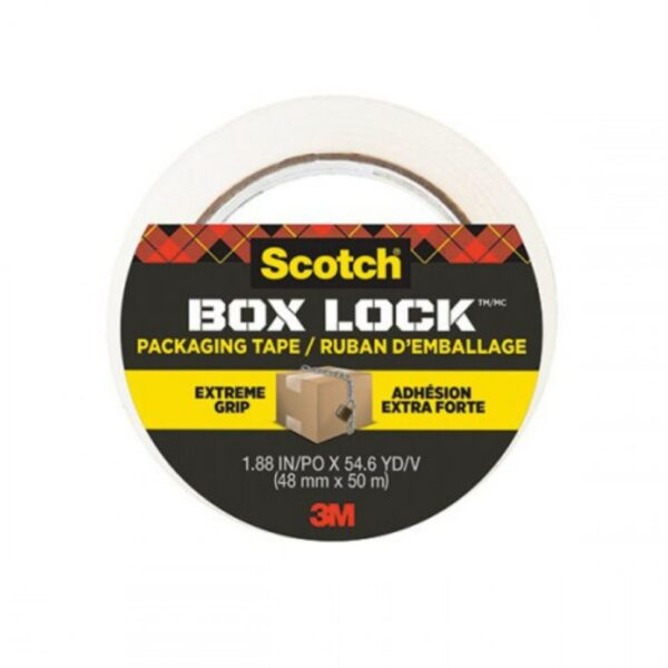 Scotch Box Lock Packaging Tape 3950 48 mm x 50 m Single Roll 7100263253
