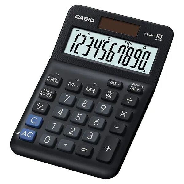 Casio MS-10F 10 Digit Desk Calculator MS-10F-WA-EP