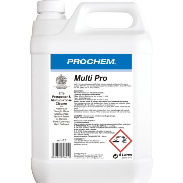 Prochem Multi Pro General Purpose Prespray & Spotter 5L 1010237