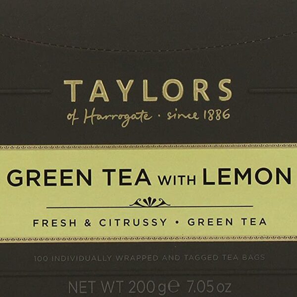 Taylors Green & Lemon Tea Envelopes (Pack 100) - 2668RW