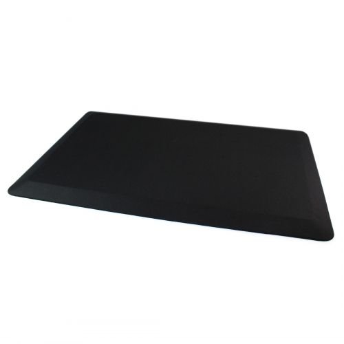 Floortex Anti-fatigue Ergonomic Non-slip Floor Standing Comfort Mat 60x40cm Black - UFC16240BLK