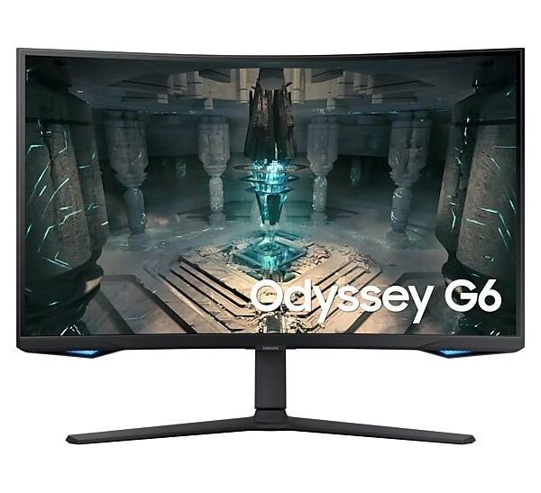 Samsung Odyssey G6 BG650 32 Inch 2560 x 1440 Pixels VA Panel HDMI DisplayPort Curved Smart Gaming Monitor