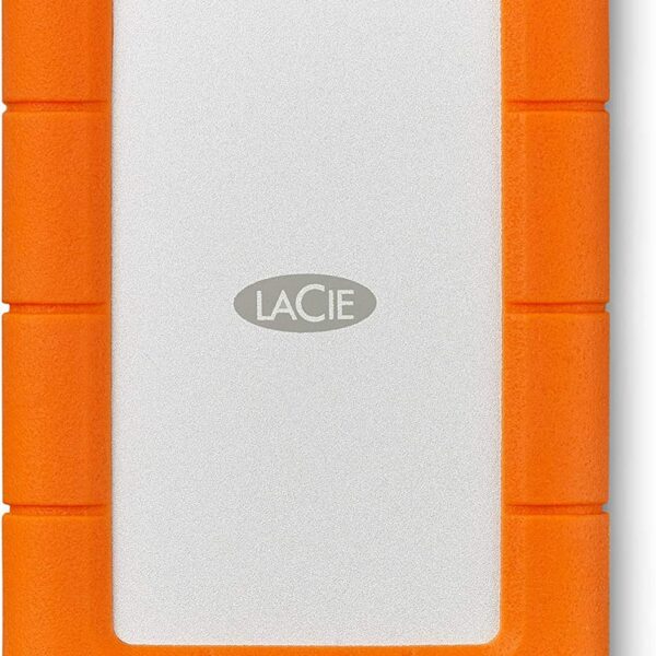 LaCie 4TB Rugged Mini USB 3.0 External Hard Drive Orange