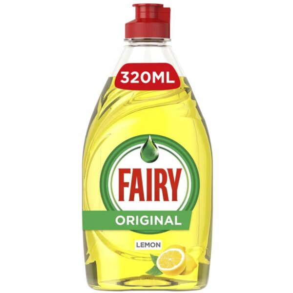 Fairy Washing Up Liquid 320ml Lemon - 1015106
