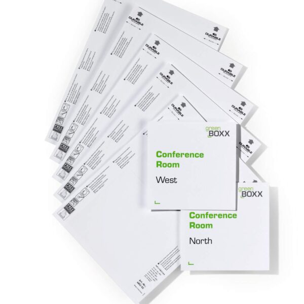 Durable Insert Sheets for Info Sign 149x148.5mm (Pack 20) - 485202