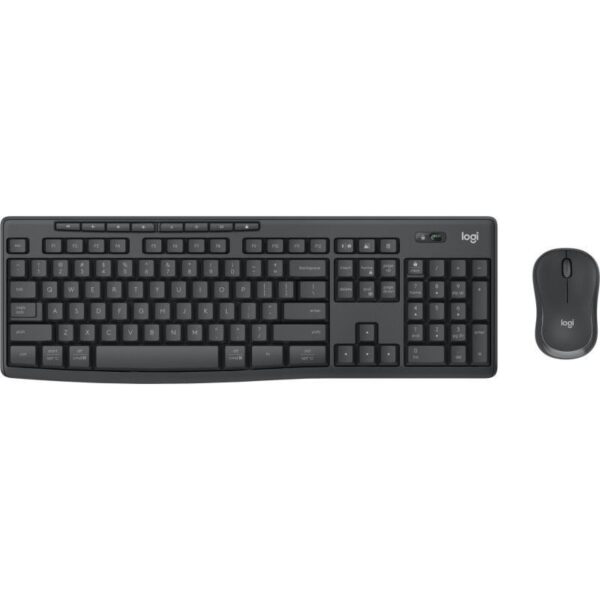 Logitech MK370 Wireless Desktop Keyboard Mouse for Business - Graphite