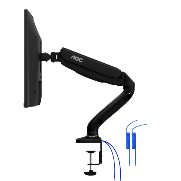 AOC AS110DX 13 Inch to 32 Inch Monitor Arm Mount with USB and USB-C Port