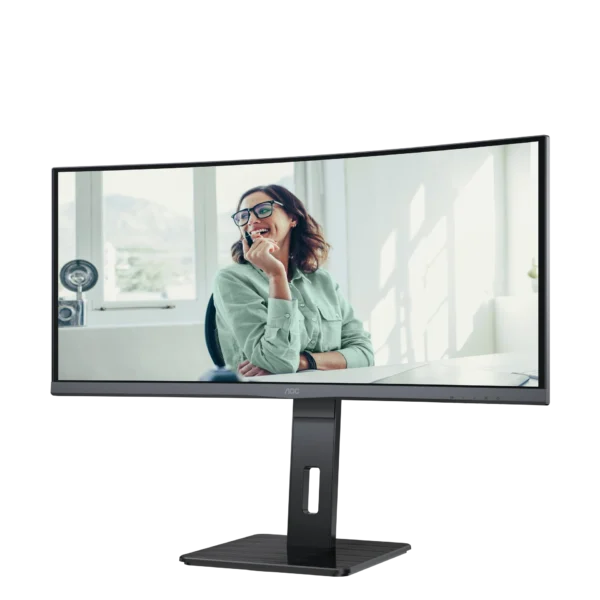 AOC P3 34 Inch 3440 x 1440 Pixels Ultra Wide Quad HD VA Panel HDMI DisplayPort USB-C Gaming Monitor