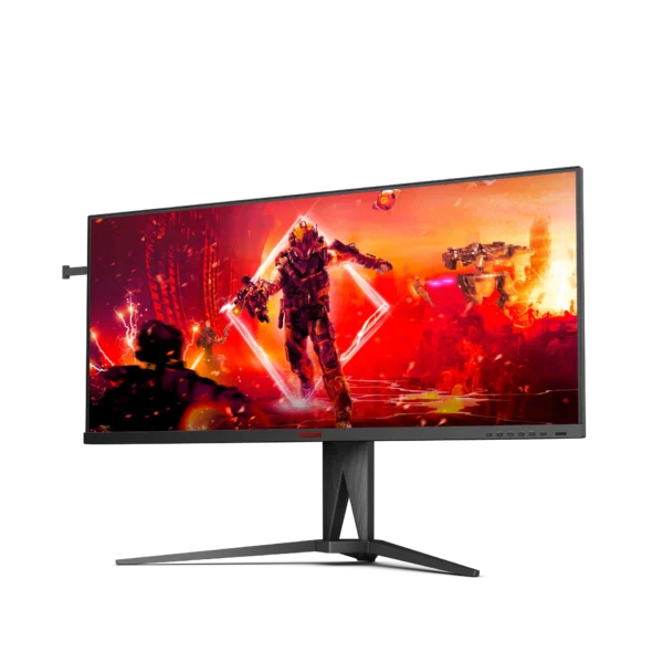 AOC AGON 5 39.5 Inch 3440 x 1440 Pixels Wide Quad HD IPS Panel HDMI DisplayPort USB-C Gaming Monitor